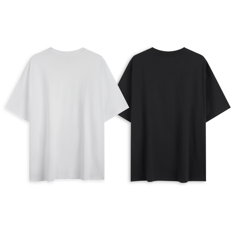 Футболка SS25 мужская, 2 шт Calvin Klein, белый/черный — фото 3