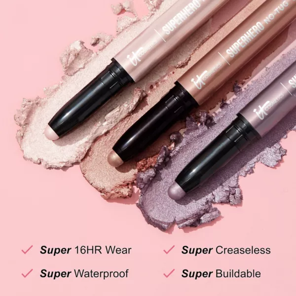 Водостойкие тени для век Superhero, не требующие отрывания It Cosmetics, цвет bare brave — фото 2