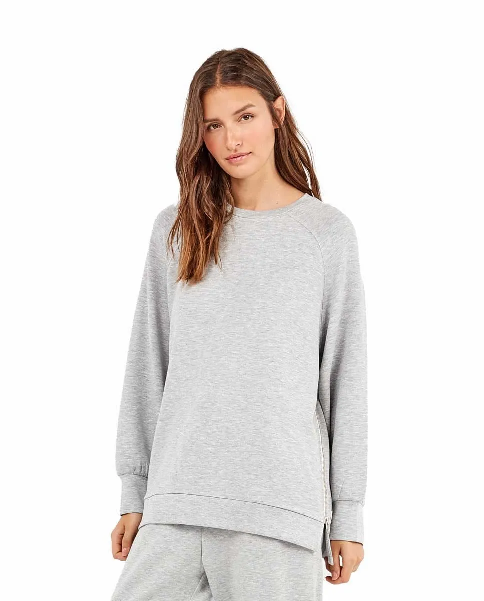 

Женская толстовка с двойным мягким прикосновением Gisela, серый