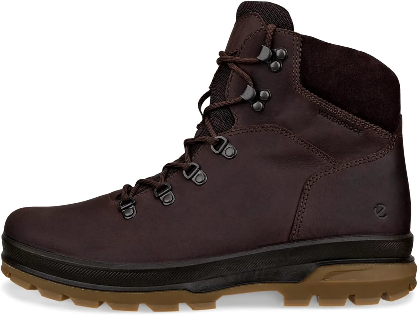 Мужские водонепроницаемые высокие туфли ECCO Rugged Track с плоским носком — фото 2