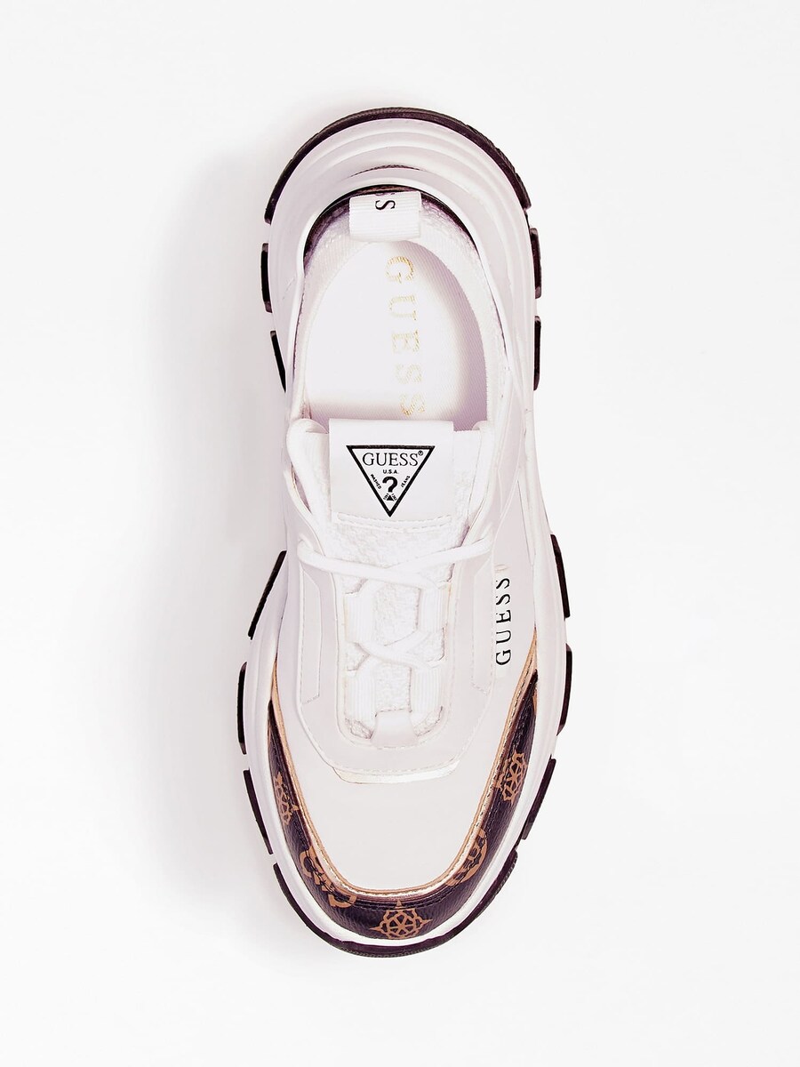 Повседневные кроссовки GUESS Sneakers Braydin, белый — фото 4