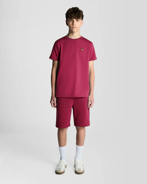 Базовая футболка унисекс Lyle & Scott, Cranberry — фото 2