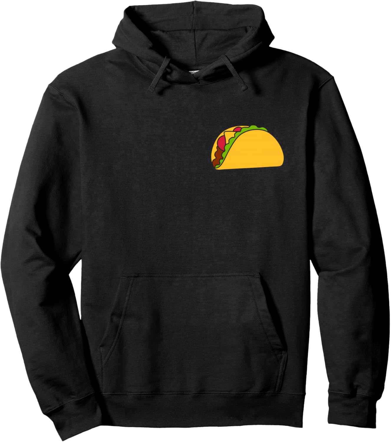 

Толстовка с надписью «Тако» Taco Gift, черный
