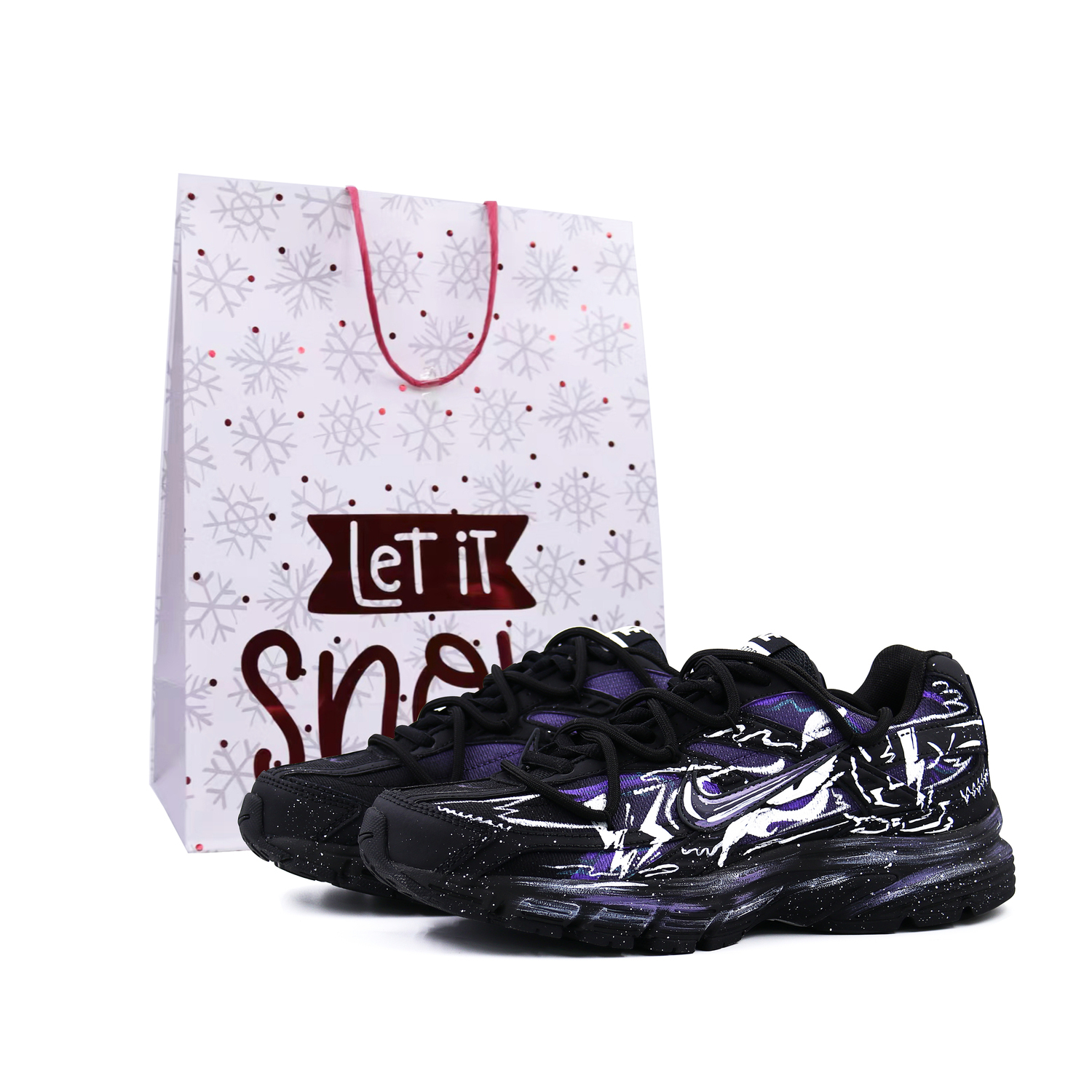 

Обувь Casual для города с амортизацией Initiator, устойчивые к истиранию, дышащие, увеличивающие рост, низкие кроссовки для бега и поездок на работу Nike, черный