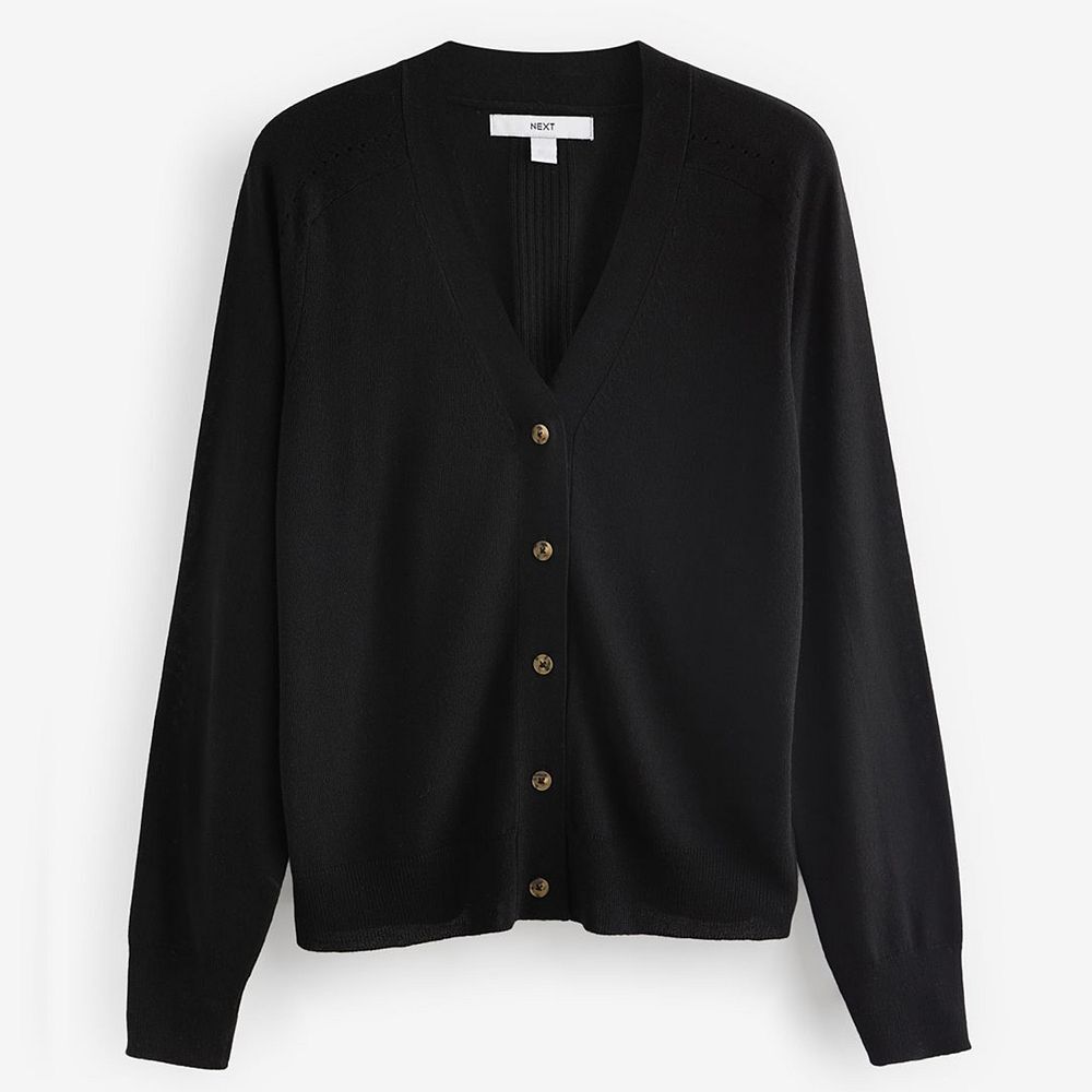 

Женский однотонный кардиган NEXT, черный