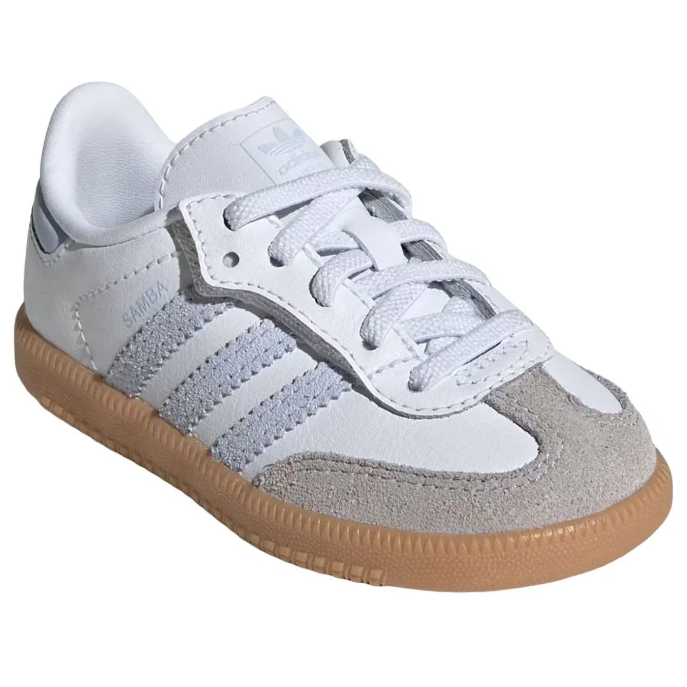 Кроссовки Adidas Samba OG 'White Crystal Sky Gum' JQ2029, белый — фото 2