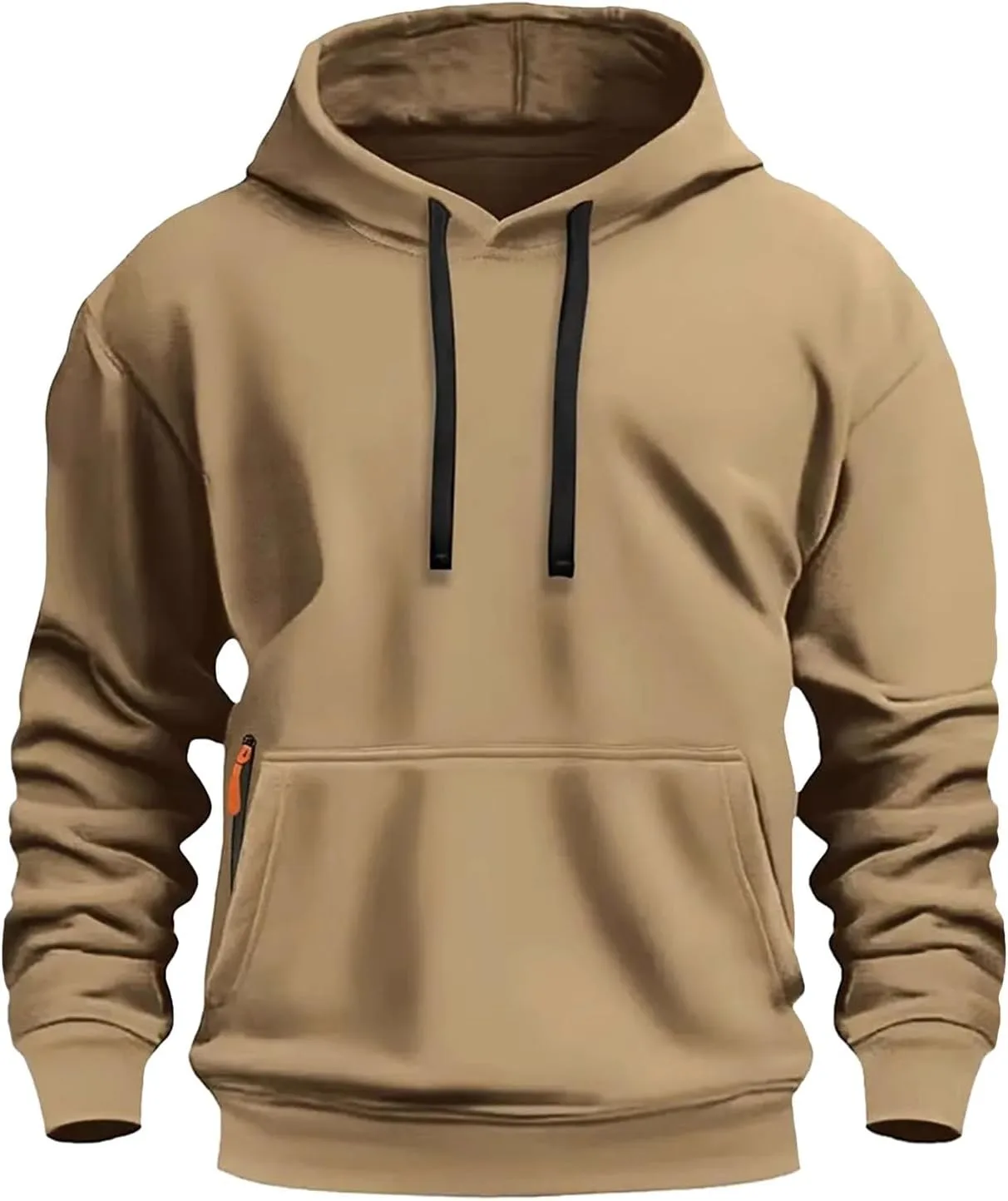 

Мужская модная худи Casual Loose fit с капюшоном и карманом