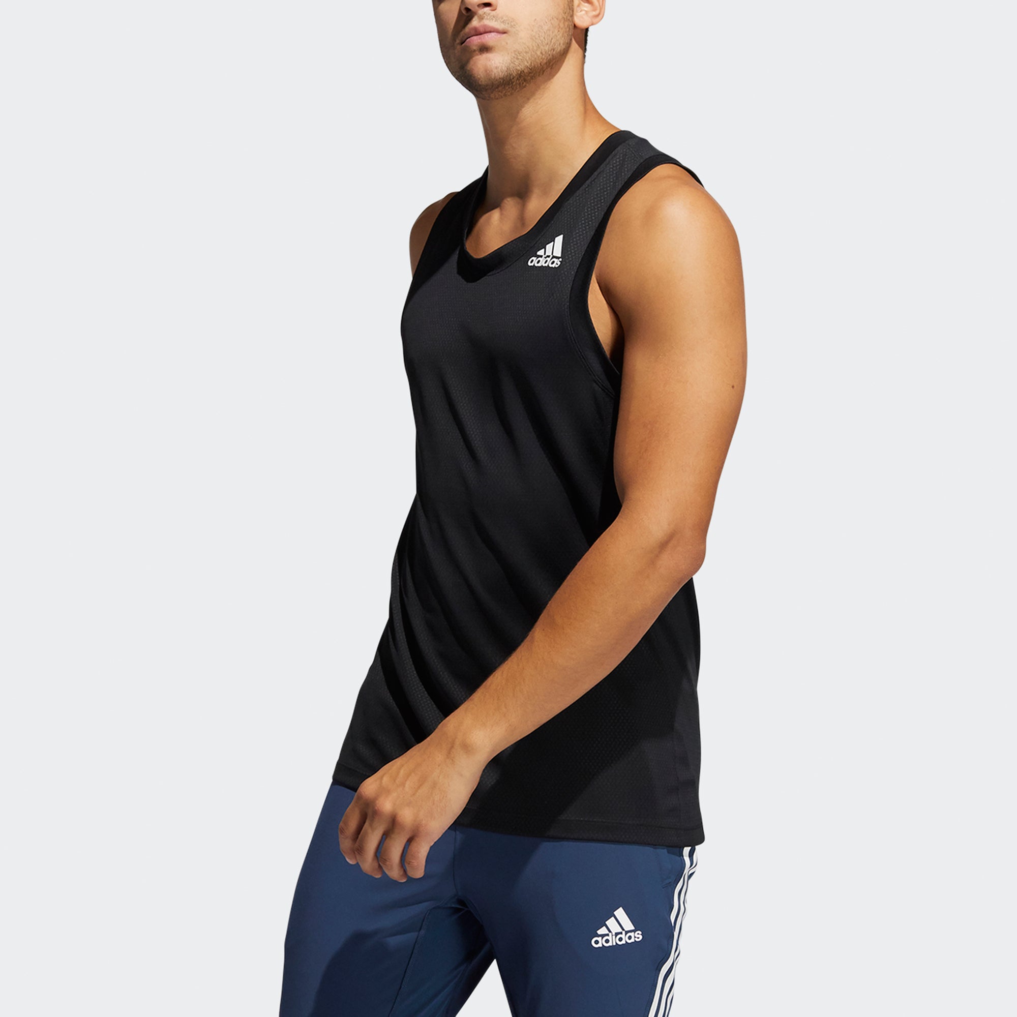Жилет adidas Hrdy 3s Tnk Casual Sports Breathable Vest Black — фото 2
