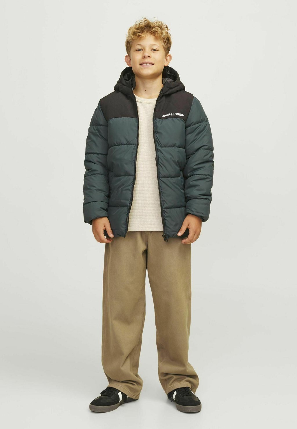 

Джинсы свободного кроя Jack & Jones Junior, коричневый