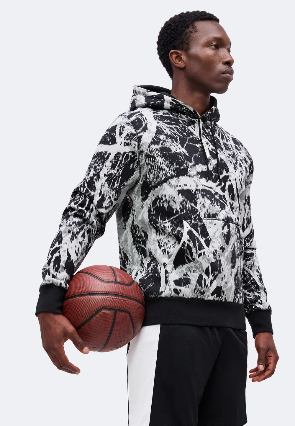Клубная толстовка - худи Nike Performance, Black — фото 4