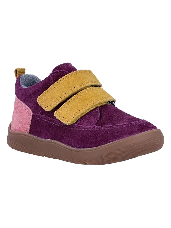Босоножки кожаные с принтом Samy Richter Shoes, розовый