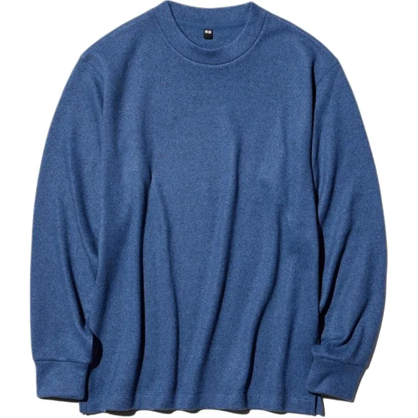 Мужской свитер с круглым вырезом Royal Blue UNIQLO, Royal Blue