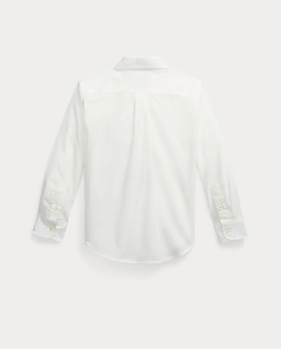 Детская рубашка для мальчиков хлопковая Polo Ralph Lauren, White — фото 2