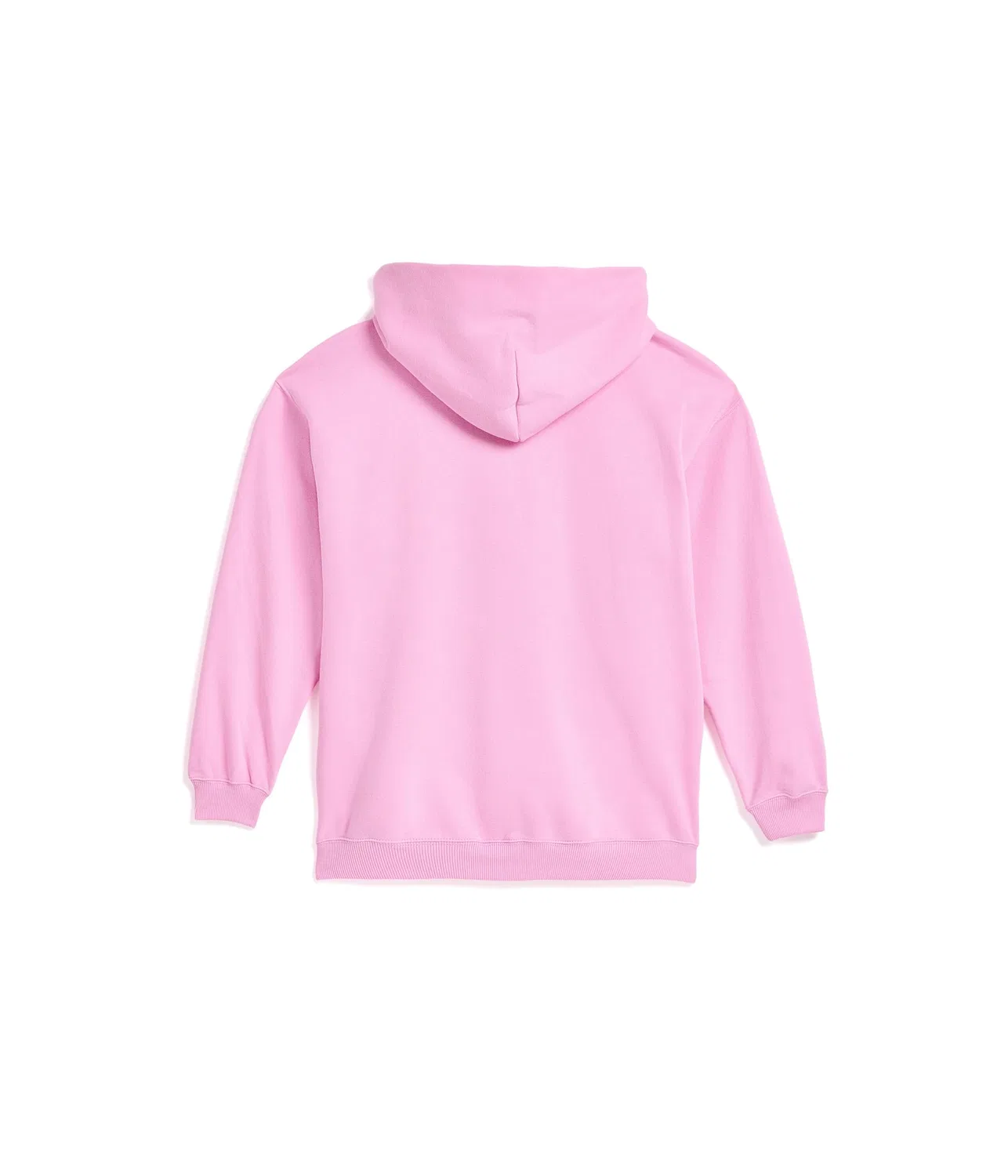 Толстовка Sportswear Studio Fleece Oversized Hoodie (для детей постарше) Nike Kids, Pink Rise/White — фото 2
