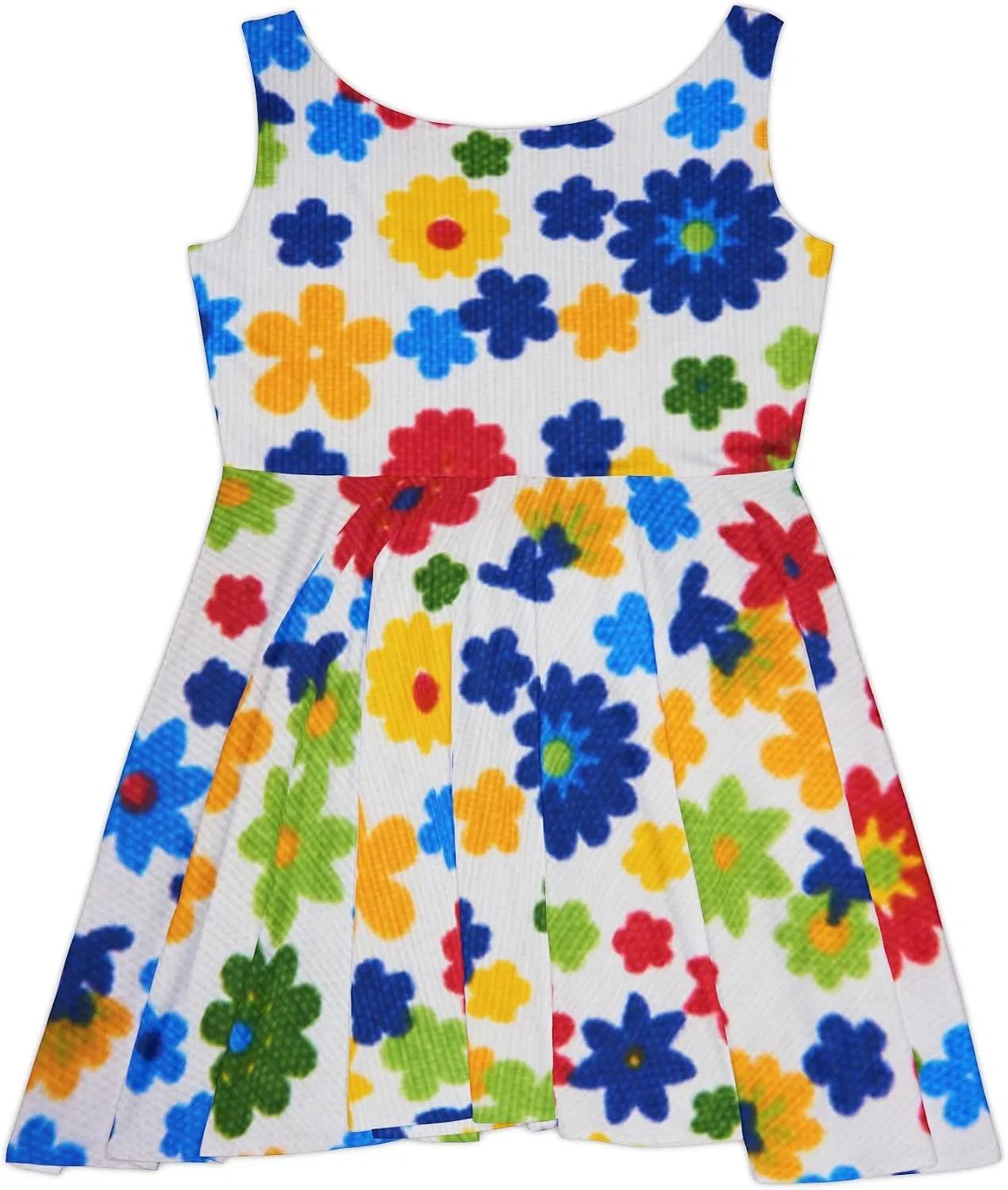Женское платье-трапеция с принтом Skater Dress, Multicolor — фото 3