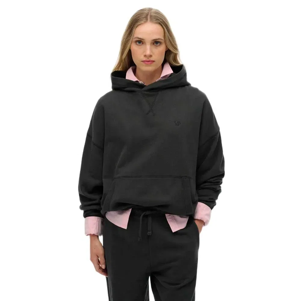 Худи Superdry Studios Relaxed, черный