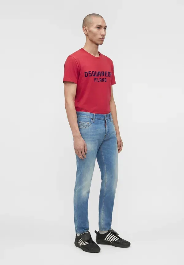 Узкие джинсы Dsquared2, темно-синий — фото 4