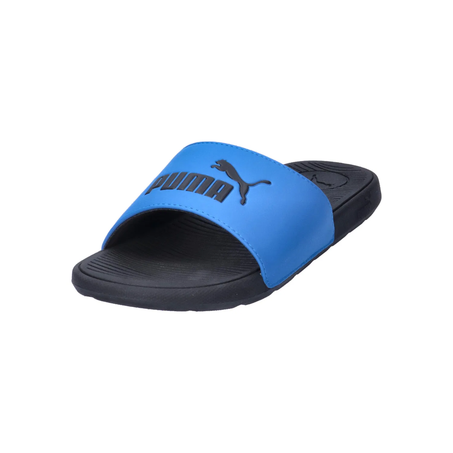 Детские шлепанцы с ремнем Cool Cat 2.0 Puma, Konigsblau Schwarz — фото 4