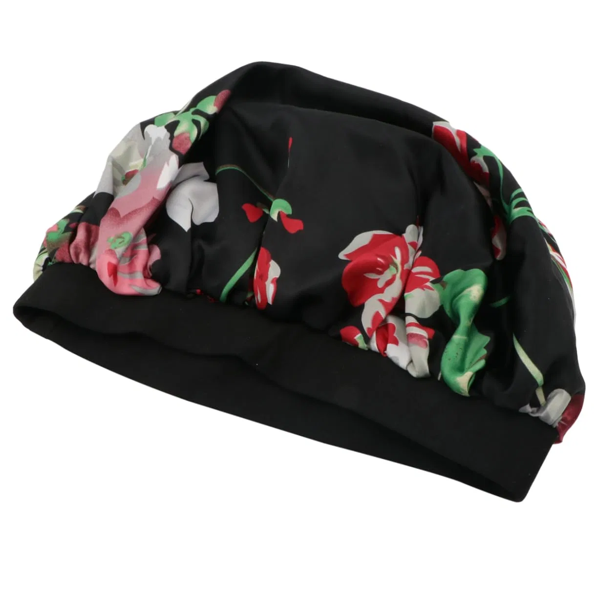 Шапочка для душа Satin, WRITWAA, 31x31x1 см, Черный