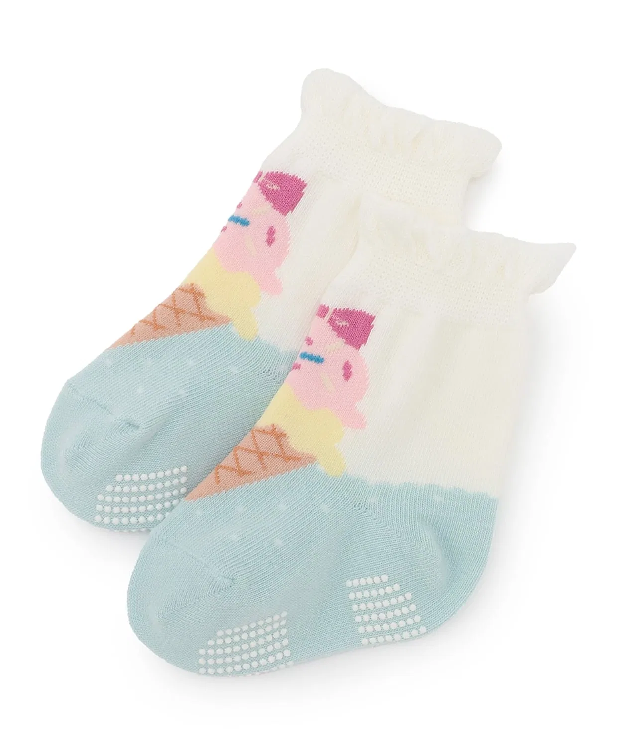 Детские носки с принтом Ice Cream Baby Cheer, Off White