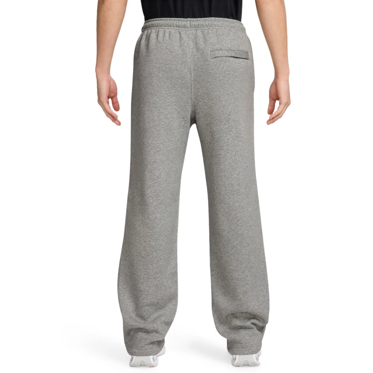 Мужские брюки Club BB Fleece Bungee Nike, цвет Dark Heather Grey/White — фото 2