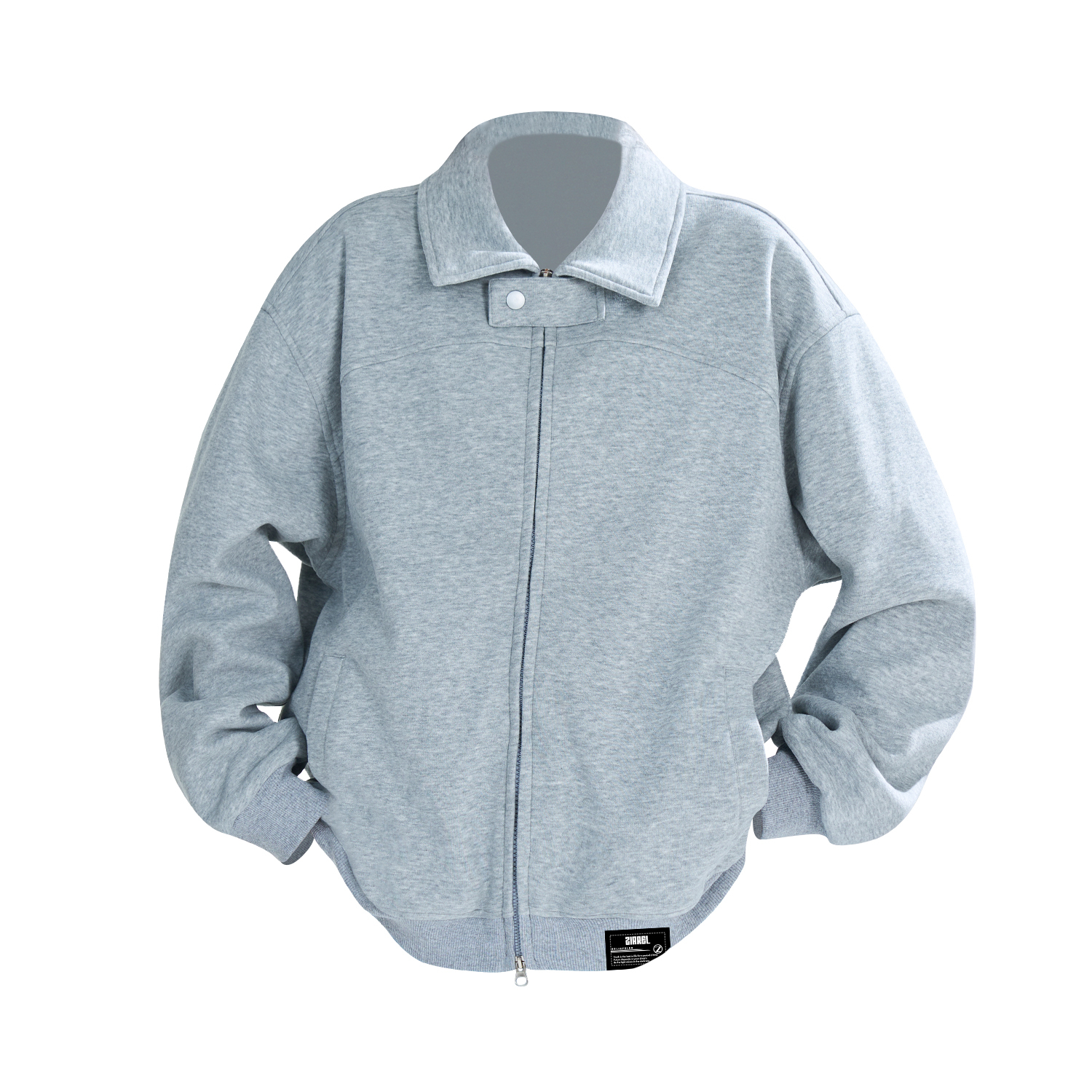 

Кардиган с лацканами Unisex Lapel Moderate ZIAREL, черный