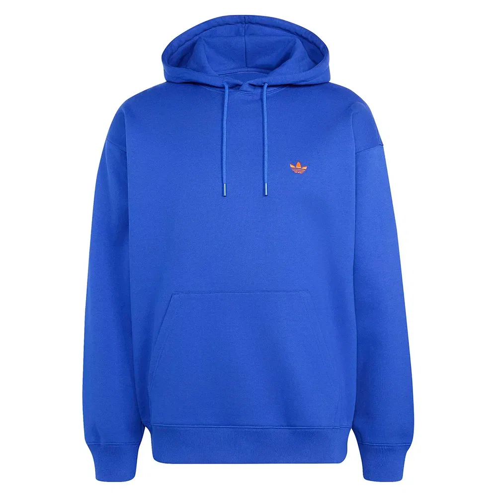Худи свободного кроя Trefoil Essentials Adidas Originals, синий — фото 3