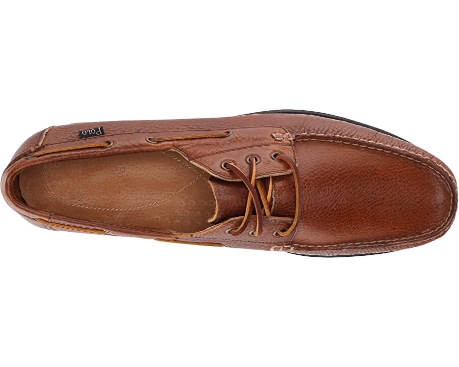 Лодочные туфли Bienne Boat Shoe Polo Ralph Lauren, коричневый — фото 3