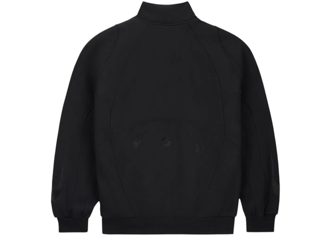 Мужская куртка с принтом Nike x Off-White Track Jacket, Black (Asia Sizing) — фото 2
