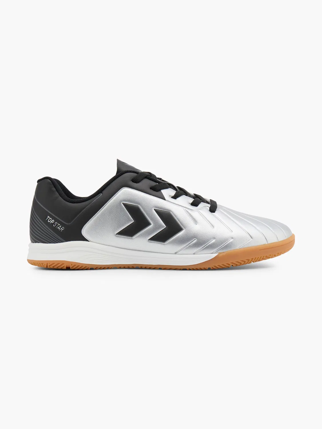 Детские футбольные кроссовки для зала hummel TOP STAR I.C. LC 2.0 JR, серебристый