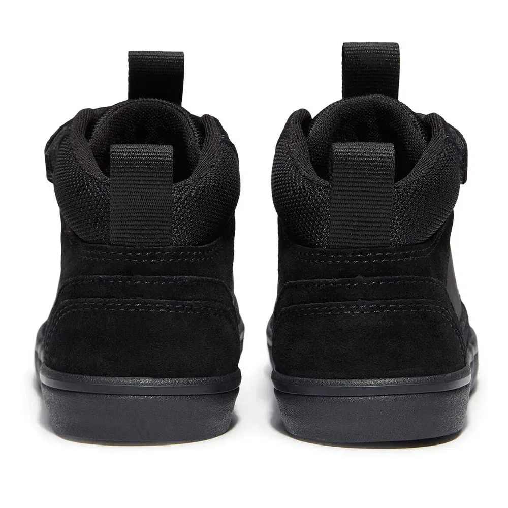 Детские кроссовки для девочек с высокой посадкой Timberland Stone Jump Mid Hook&Loop, Black — фото 4