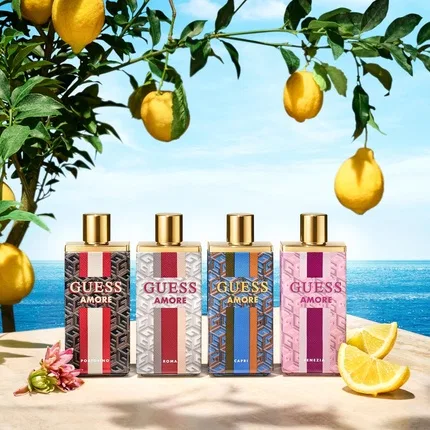 Набор миниатюр парфюмерных Guess Amore Collection, 4 x 75ml