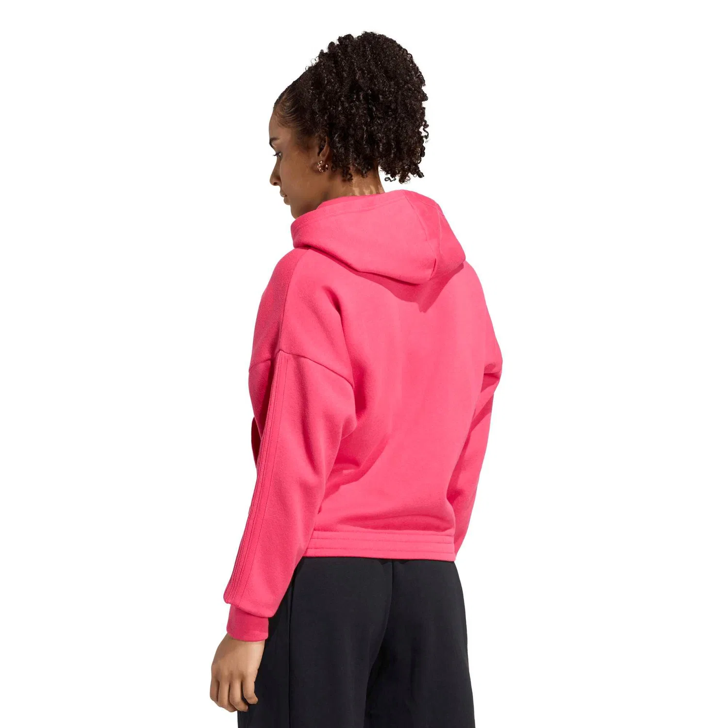 Женский спортивный костюм с капюшоном W Energize Track Suit Adidas, Rosa Schwarz Magentapink — фото 2