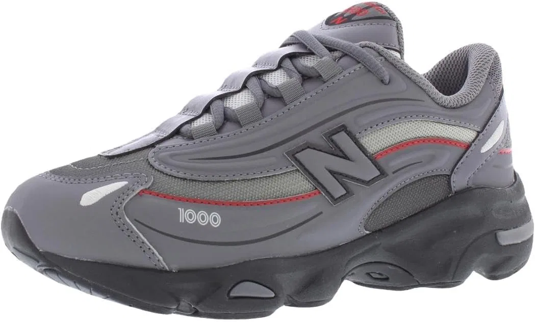 Детские кроссовки для девочек New Balance 1000 GS, Grey/Red-Grey