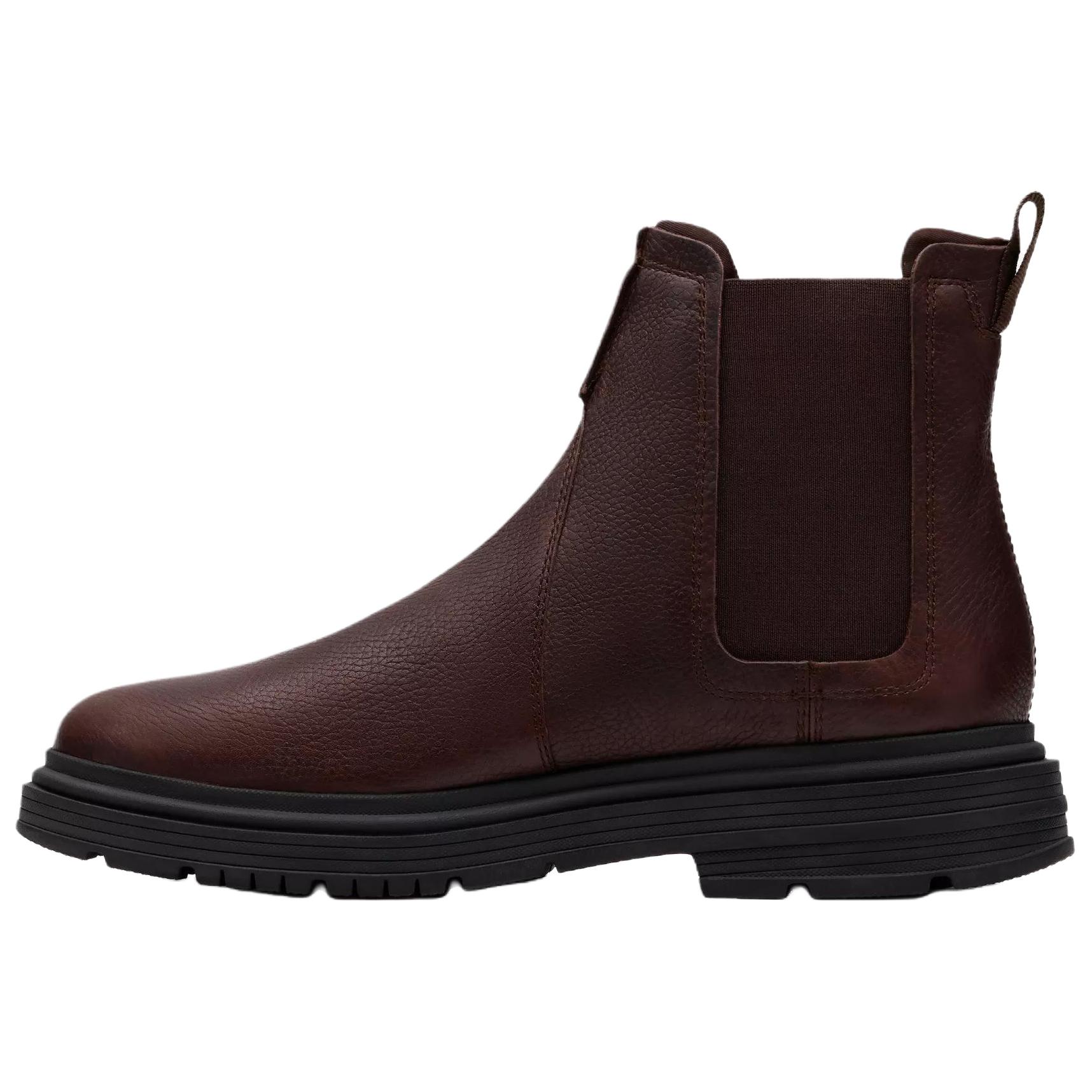 Clarks Ботинки Badbury Easy Chelsea мужские темно-коричневые — фото 3