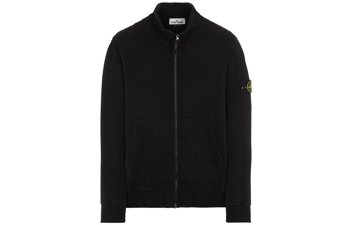 

Толстовка на молнии Stone Island мужская, черный