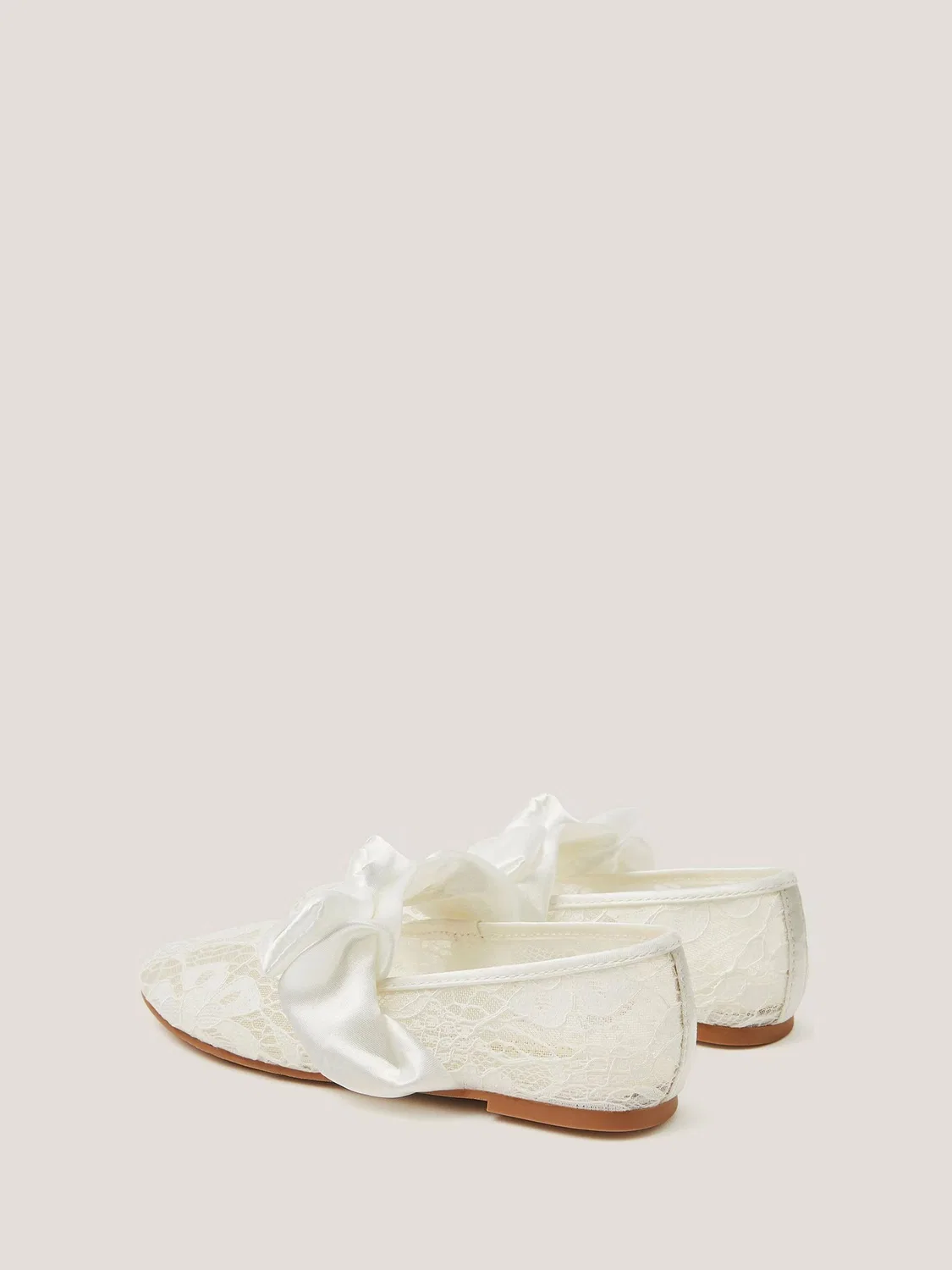 Балетки кружевные Monsoon Cream — фото 2