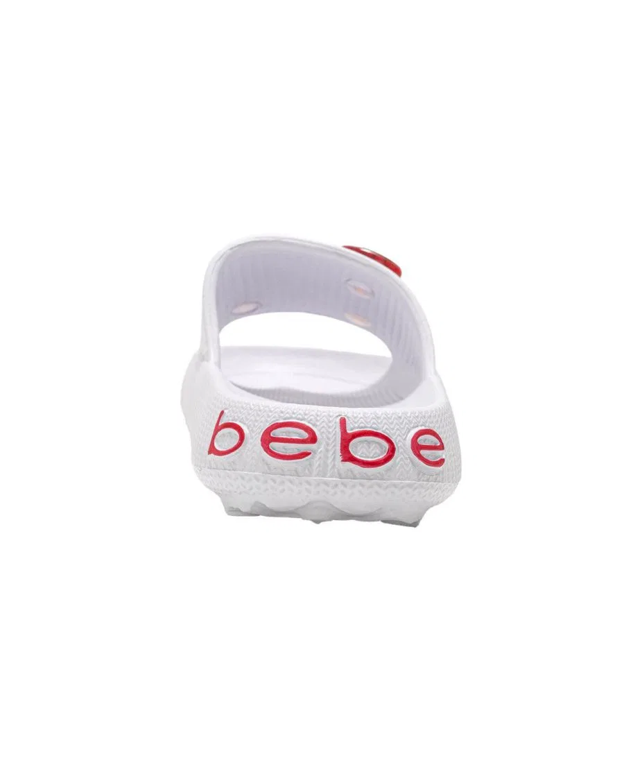 Сандалии-слайды с фруктовыми шармами EVA Slide Bebe, White — фото 3