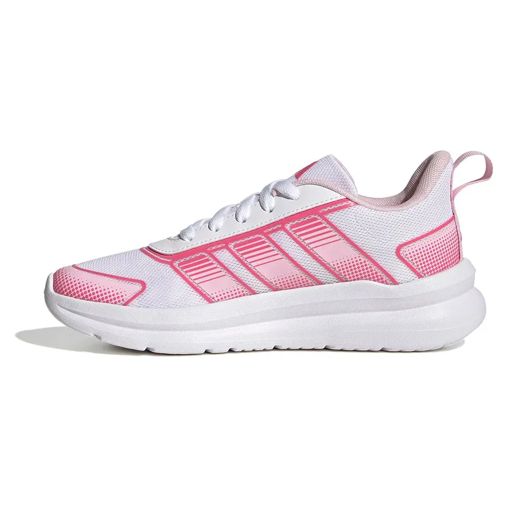Детские кроссовки с широкой колодкой Tensaur Run 4.0 Wide Adidas, White — фото 3