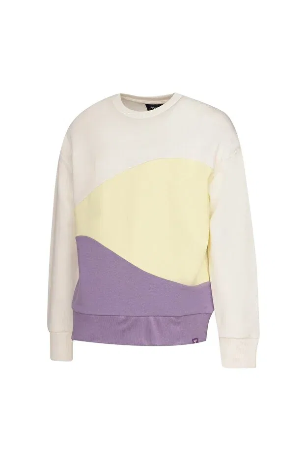 Детские свитшот для девочек с длинным рукавом Hummel, Ecru