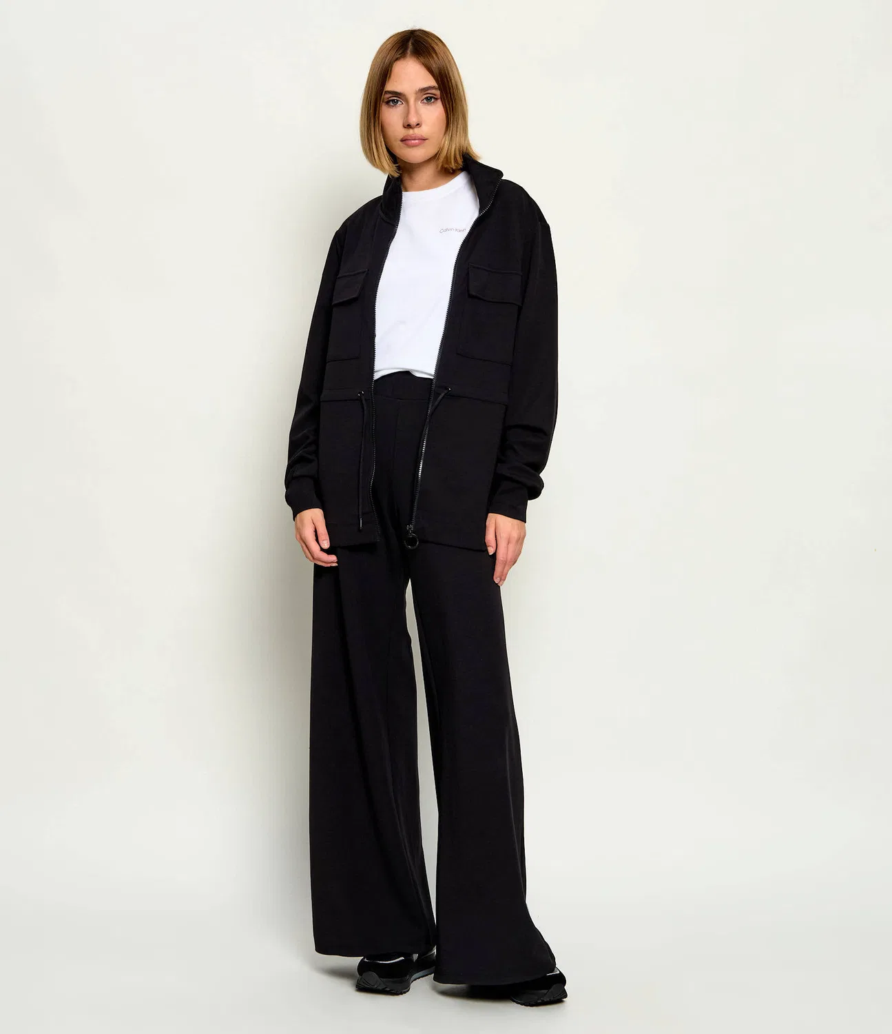 Футболка с длинным рукавом Calvin Klein, Bianco — фото 2