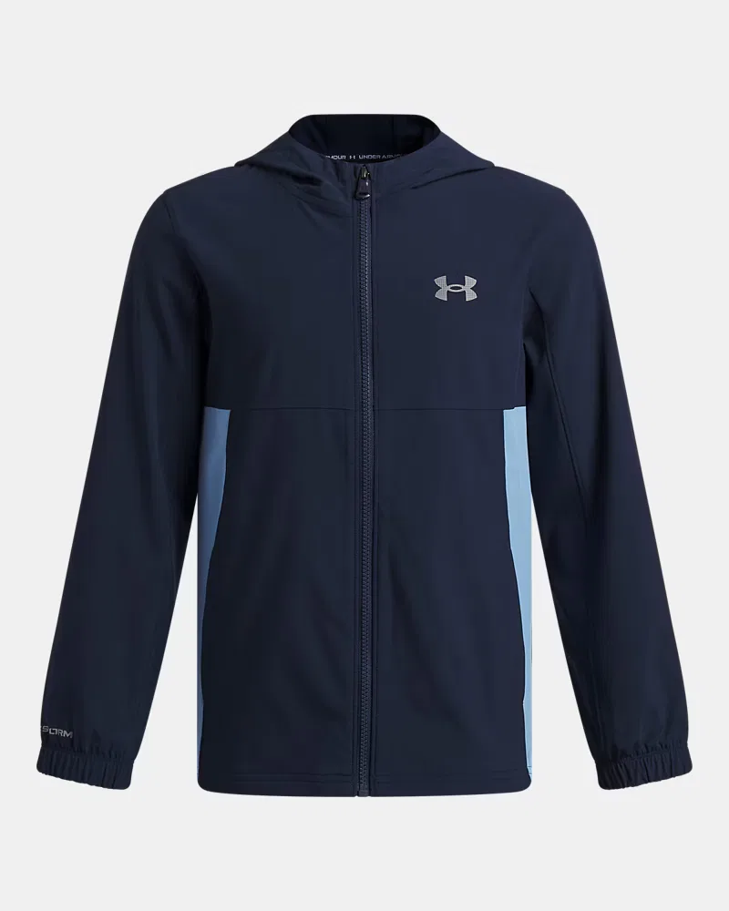 Куртка прямого кроя Tech Hybrid Wvn UnderArmour, Academy/Horizon Blue/Reflective