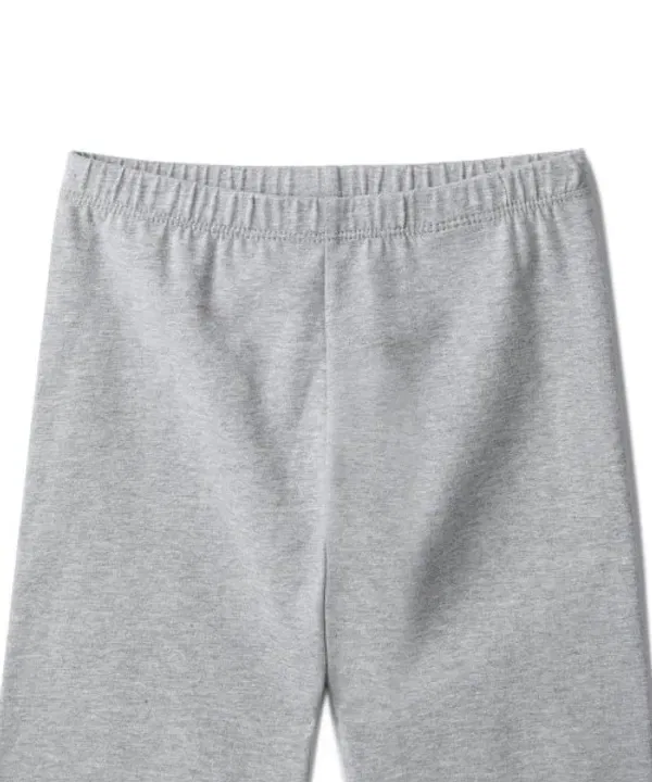 Хлопковые леггинсы длиной до колена, Musinsa Standard Kids, medium grey — фото 3