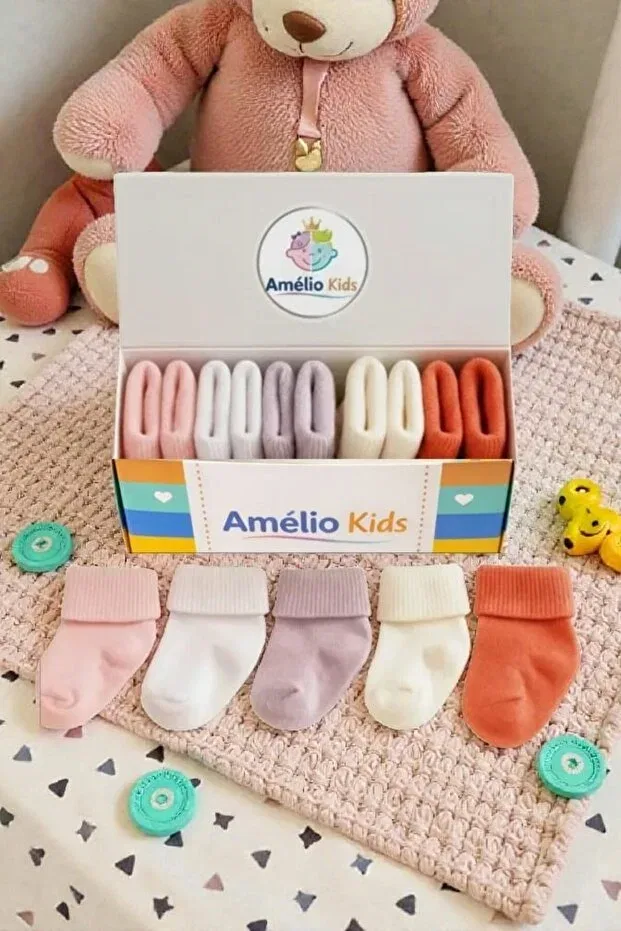 Детский набор носков из органического хлопка Amélio Kids, 5'Renk — фото 3