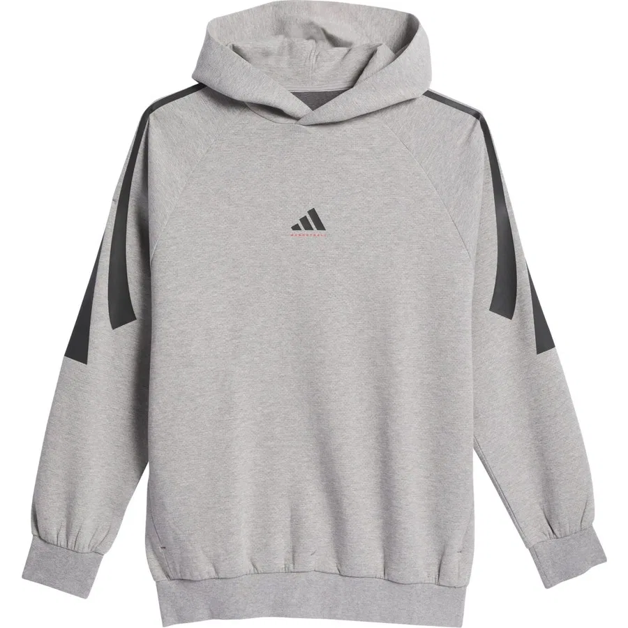 Худи спортивное с капюшоном Performance JD7466 adidas, Серый — фото 3