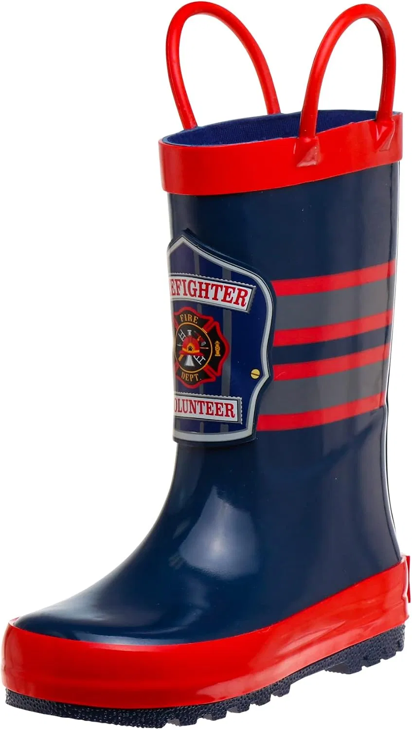 Детские ботинки для мальчиков водонепроницаемые Rugged Bear, Navy/Red