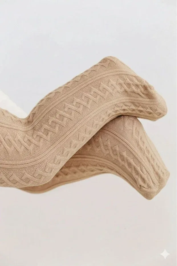 Детские колготки хлопковые толстые Daymod, Dark Beige