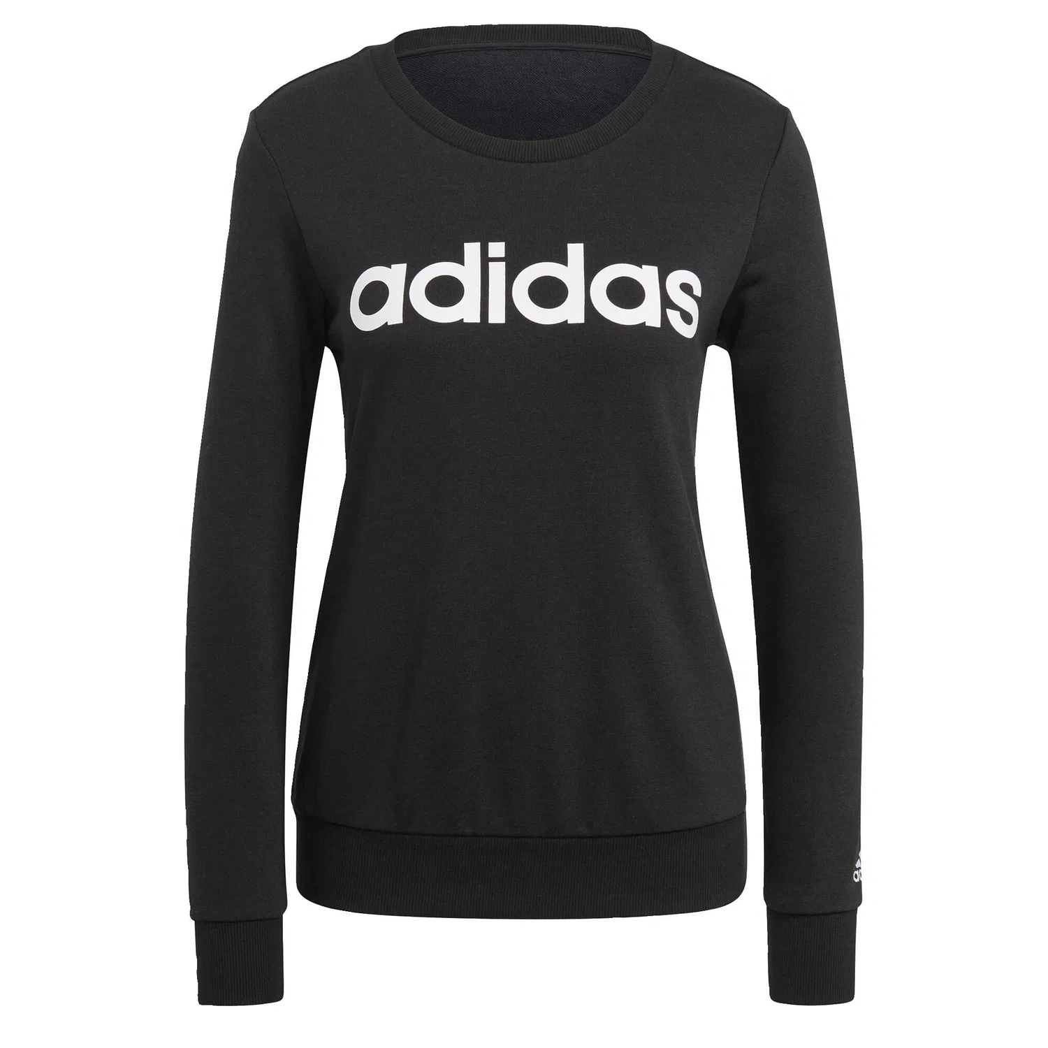Мужской свитшот с логотипом Essentials Logo Adidas, Schwarz Weiss