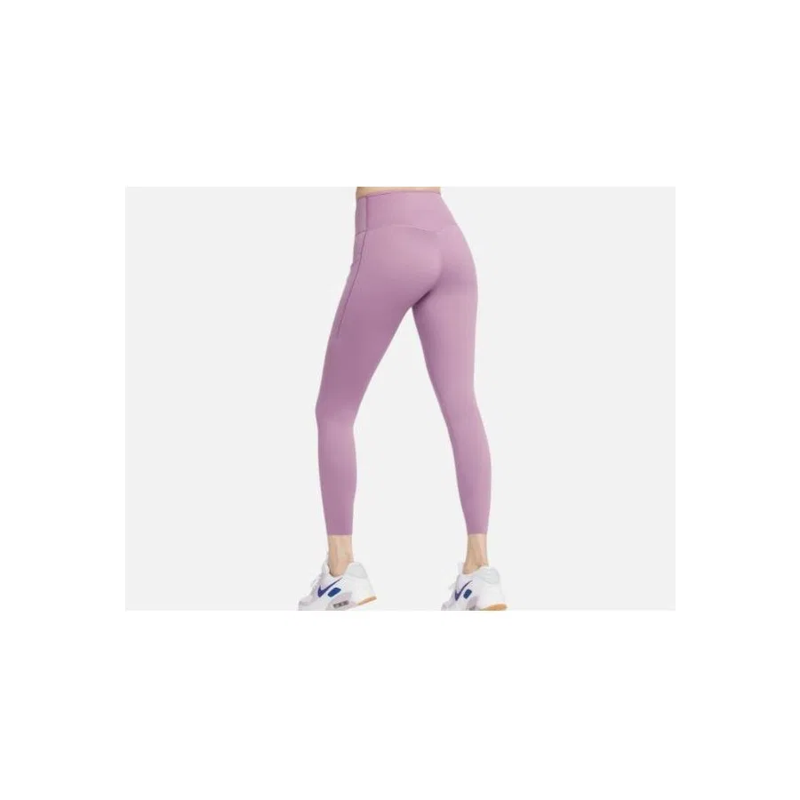Леггинсы с высокой посадкой Nike Go Firm-Support Mid-Rise 7/8 Running, Фиолетовый — фото 2