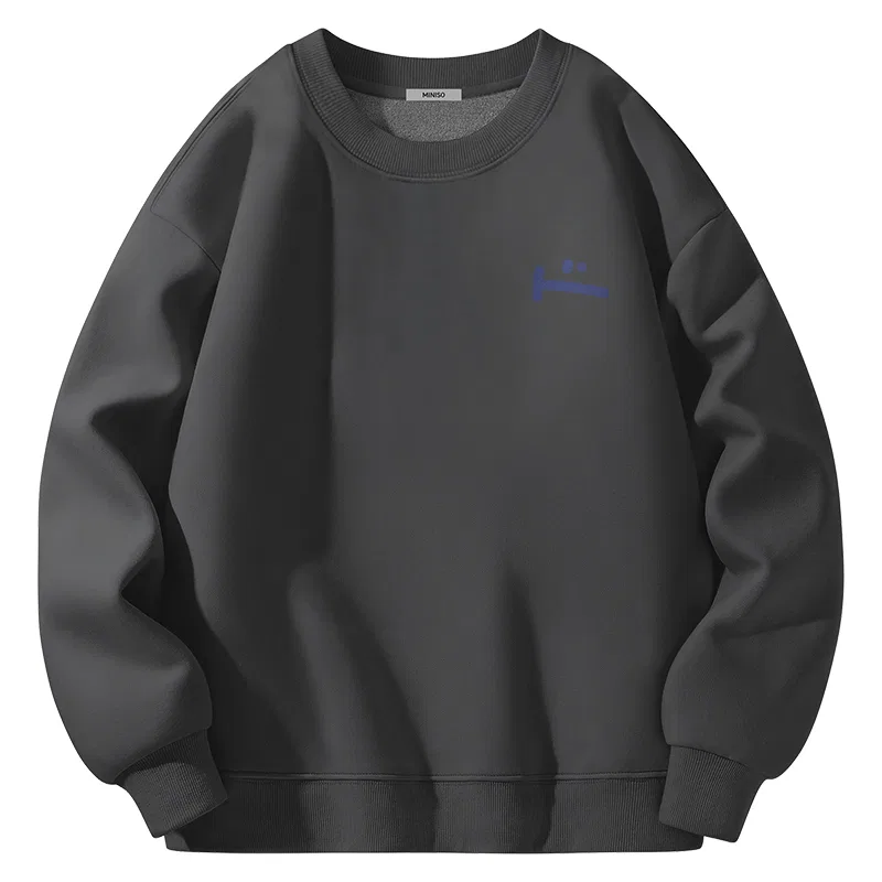 Детский свитшот с начесом MINISO, Dark Gray